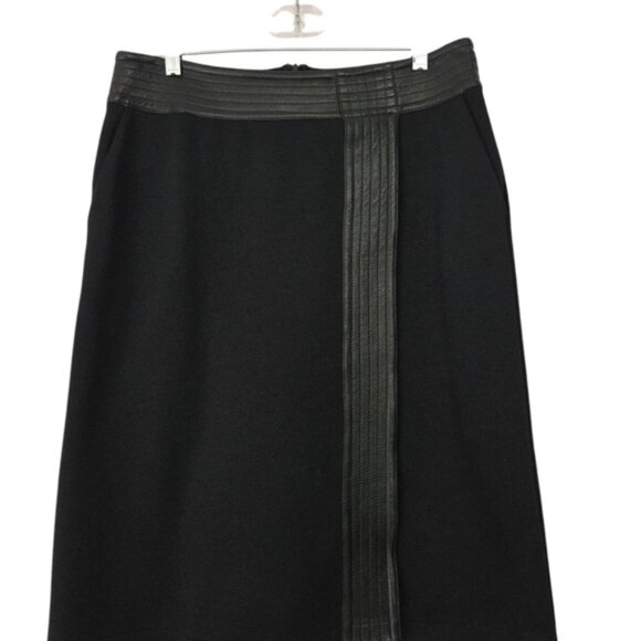Elegant Maxmara Black Skirt Size 44 - Picture 1 of 11